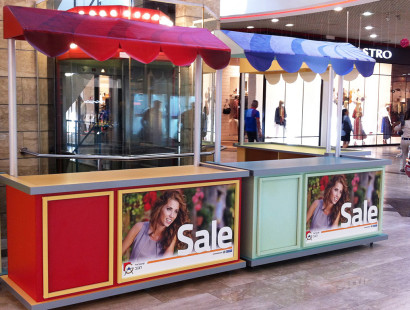 Counters designed malls