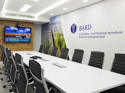 תכנון ועיצוב חדר ישיבות BARD – קרן מחקר ופיתוח חקלאית של ארה”ב – ישראל